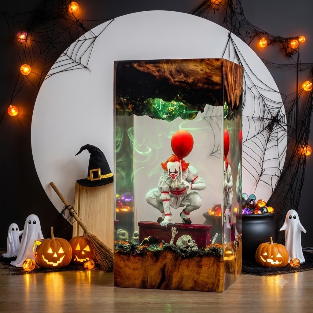 Pennywise Clown Diorama Resin Lamp