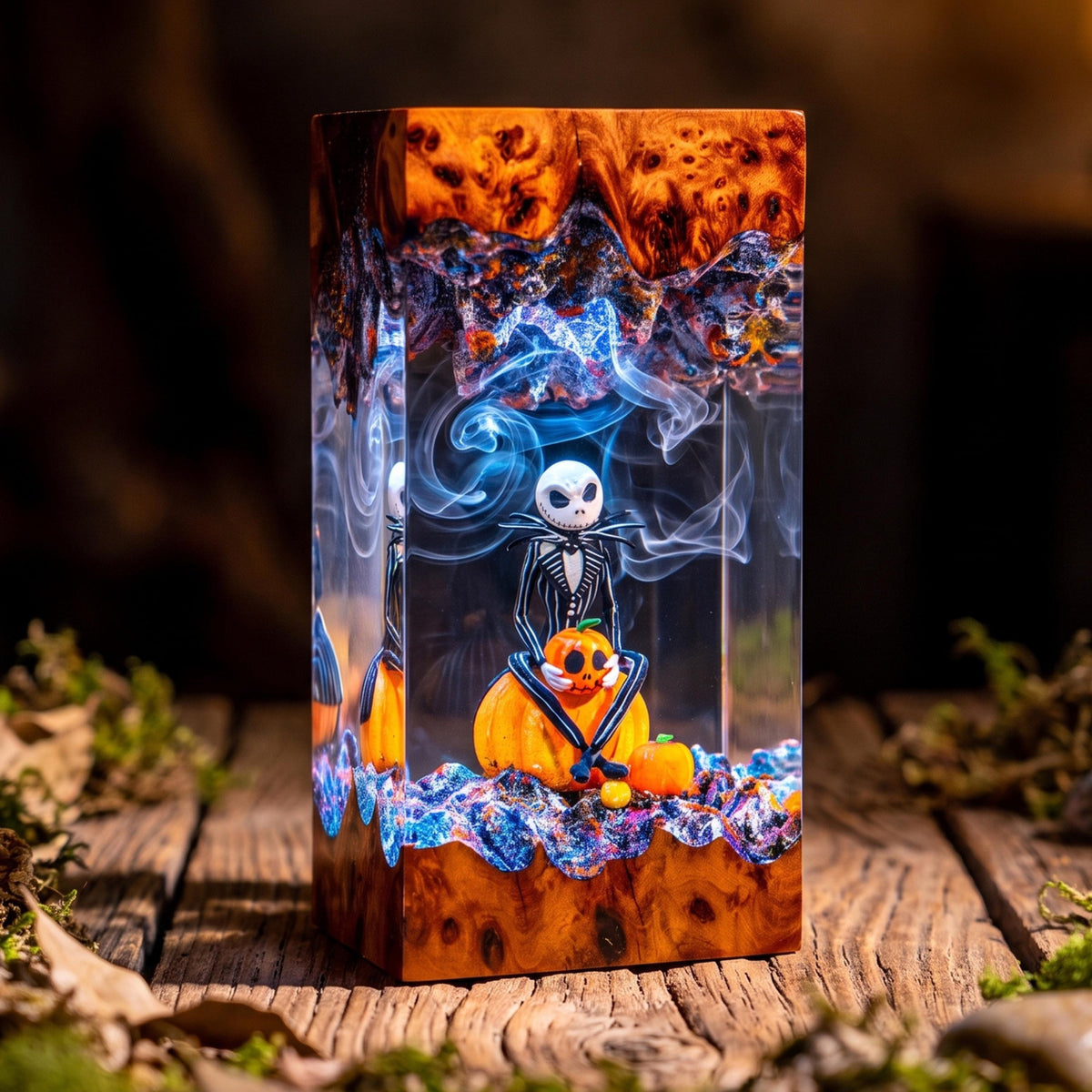 Jack Skellington Nightmare Before Christmas Epoxy Resin Lamp