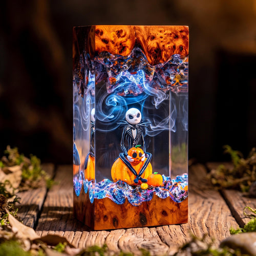 Jack Skellington Nightmare Before Christmas Epoxy Resin Lamp