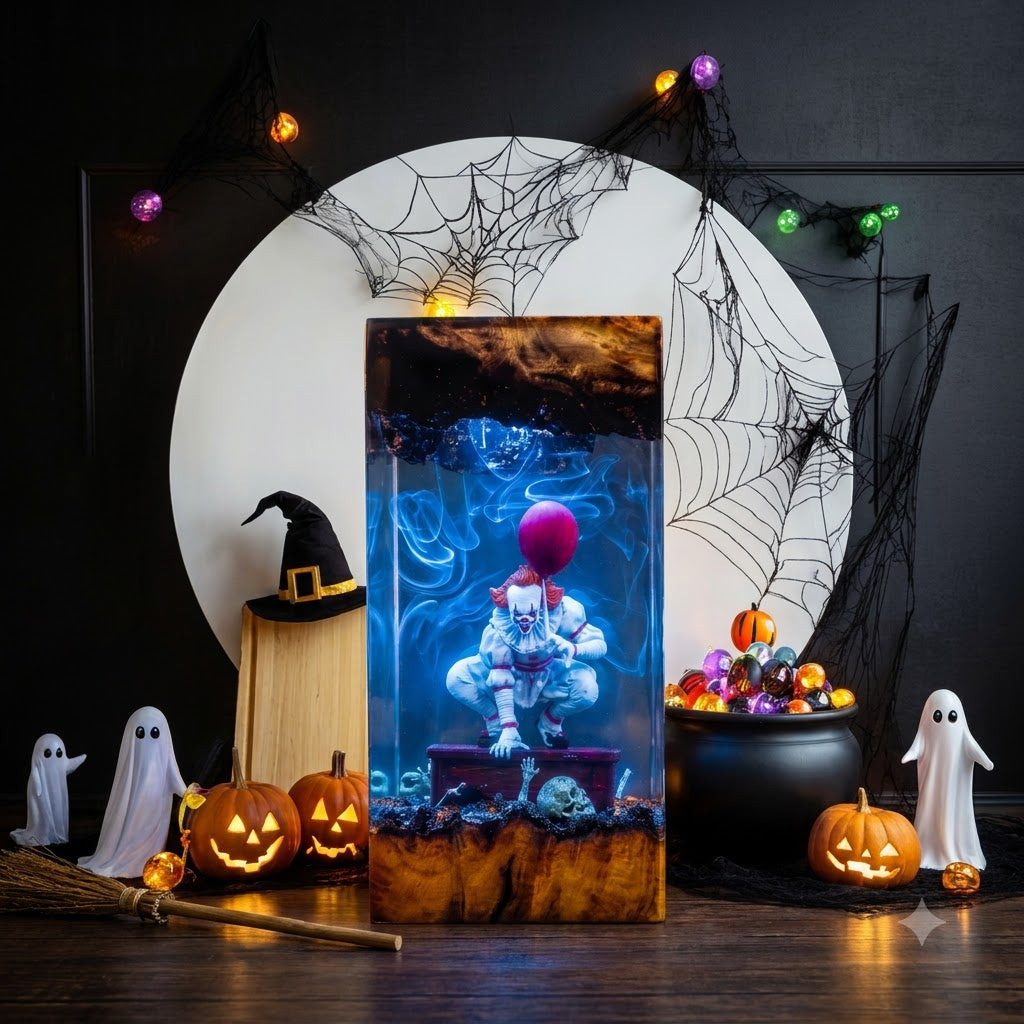 Pennywise Clown Diorama Resin Lamp