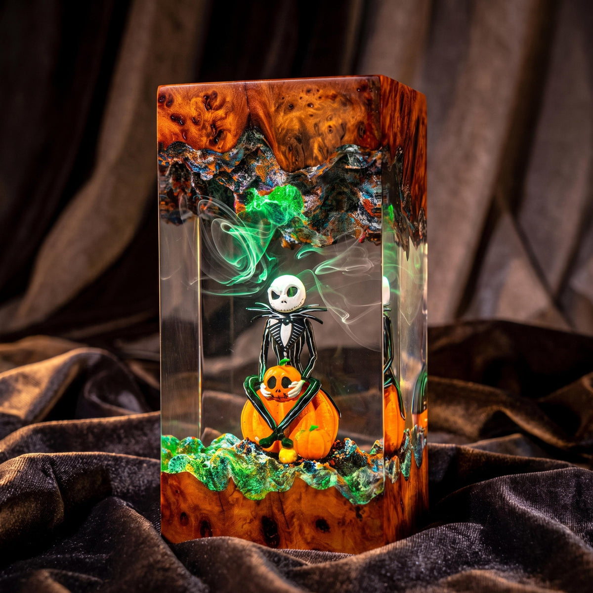 Jack Skellington Nightmare Before Christmas Epoxy Resin Lamp
