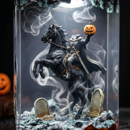 Headless Horseman Sleepy Hollow Epoxy Resin Lamp