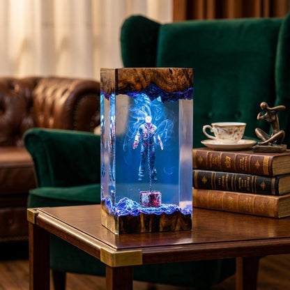 Jason Voorhees Crystal Lake Epoxy Resin Lamp