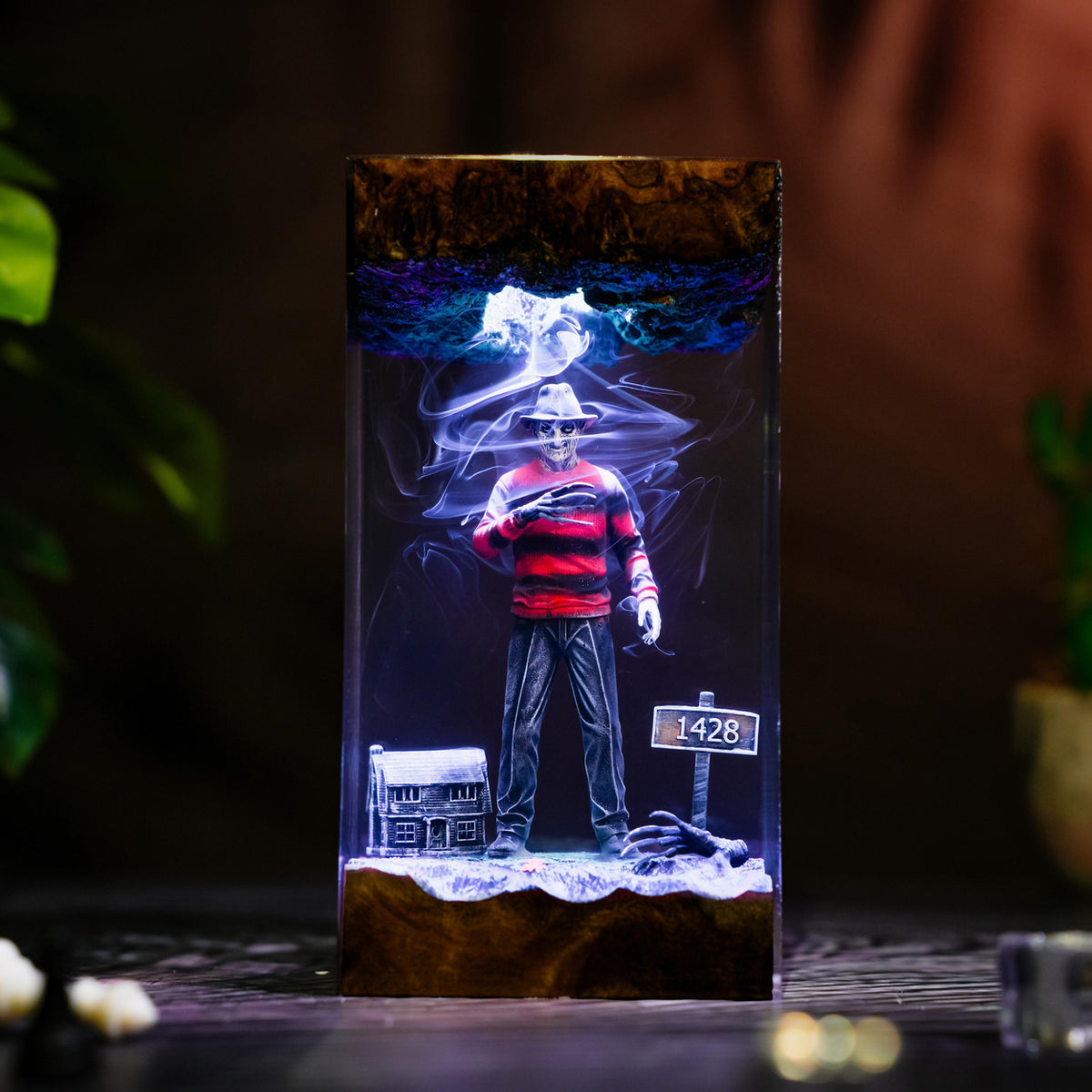 Freddy Krueger A Nightmare on Elm Street Epoxy Resin Lamp