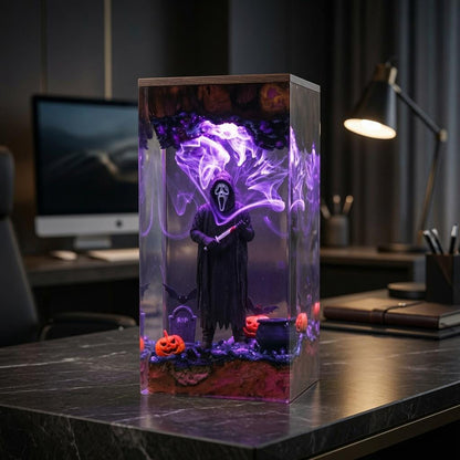 Deluxe Ghostface Scream Epoxy Resin Lamp