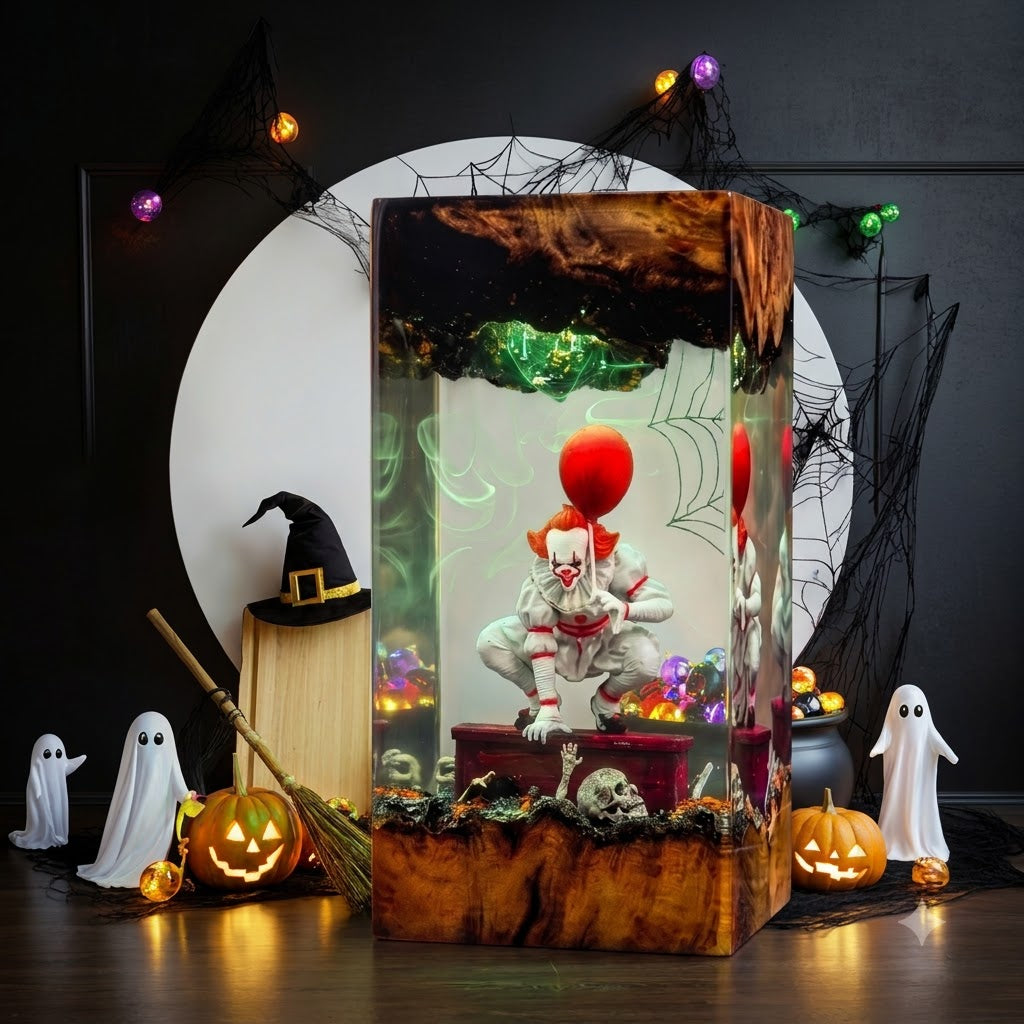 Pennywise Clown Diorama Resin Lamp