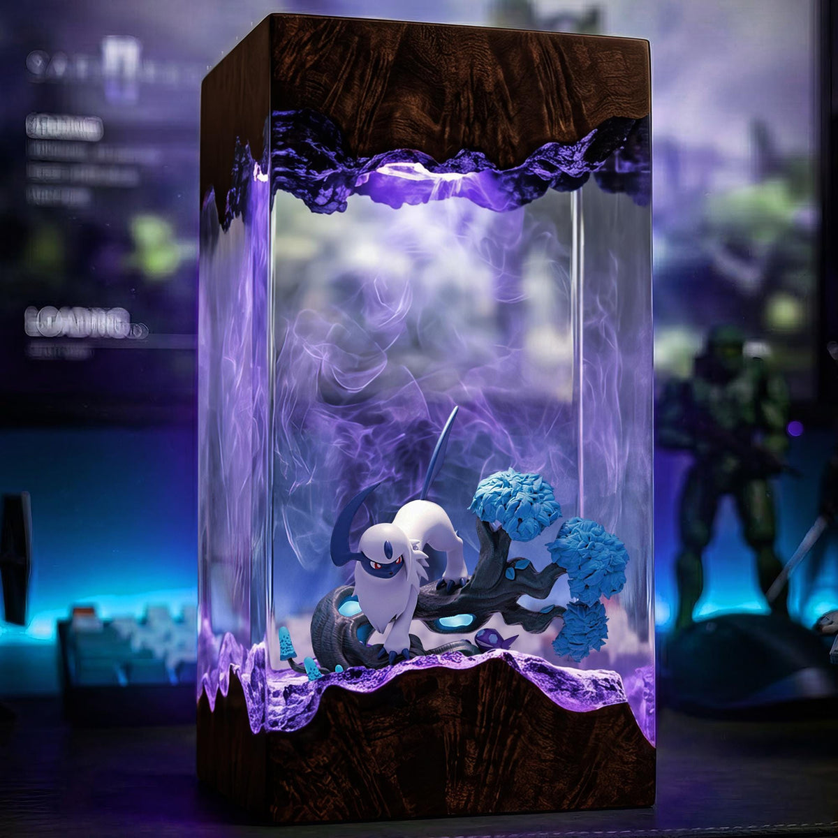Absol Disaster Pokémon Epoxy Lamp