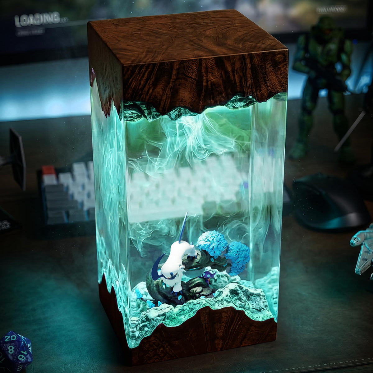 Absol Disaster Pokémon Epoxy Lamp