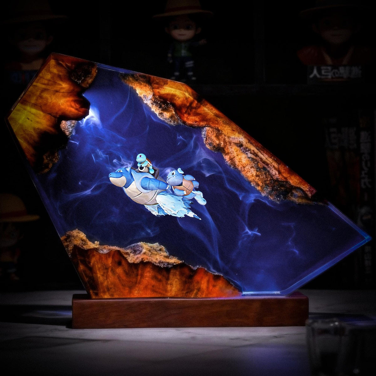 Blastoise Hydro Pump Desk Diorama