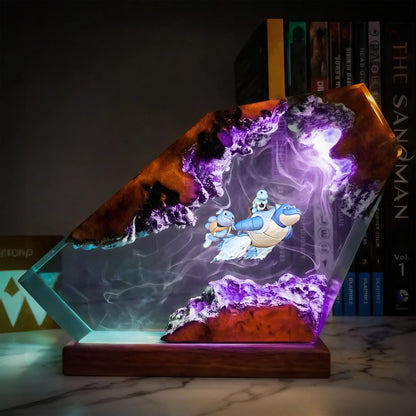 Blastoise Hydro Pump Desk Diorama
