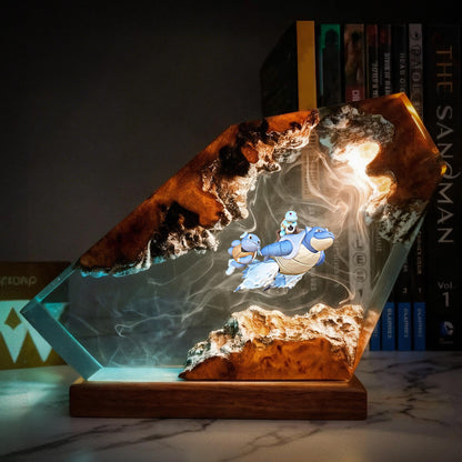 Blastoise Hydro Pump Desk Diorama