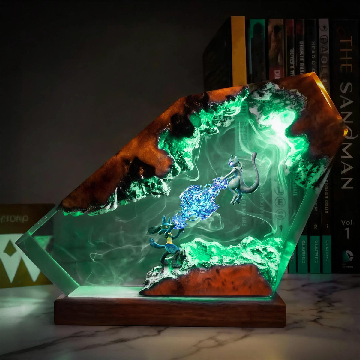Unique Lucario Mewtwo Resin Night Light