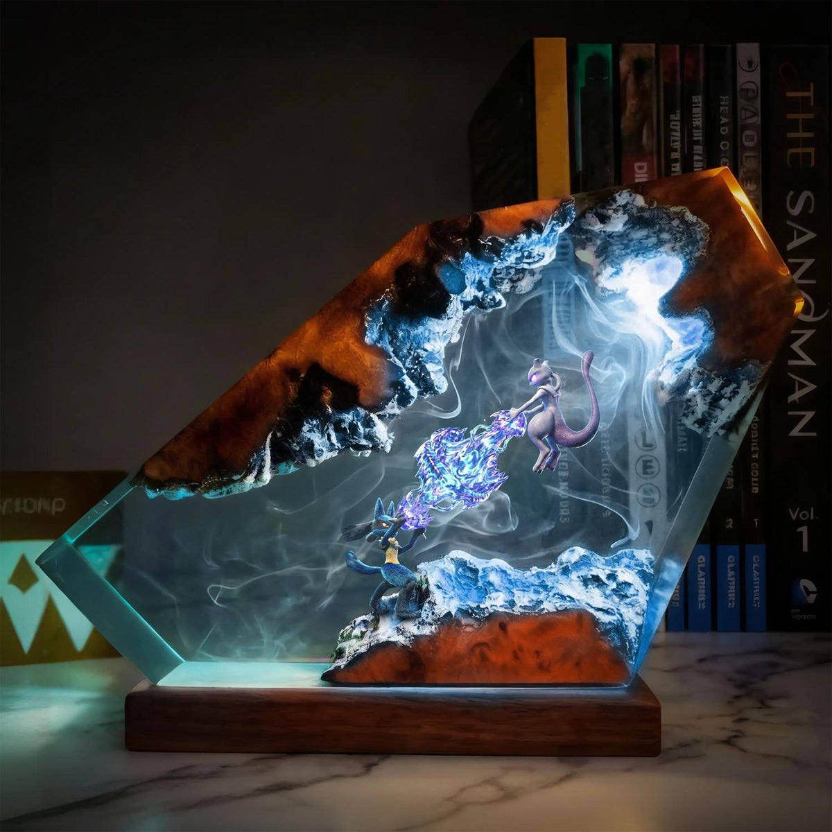 Unique Lucario Mewtwo Resin Night Light