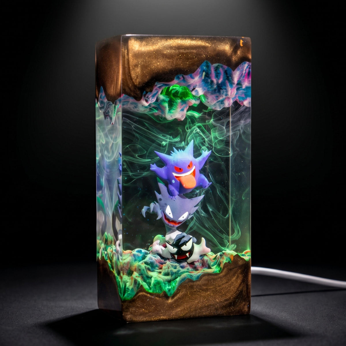 Ghost Pokémon Gengar Evolution Resin Lamp