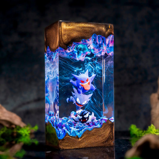 Ghost Pokémon Gengar Evolution Resin Lamp