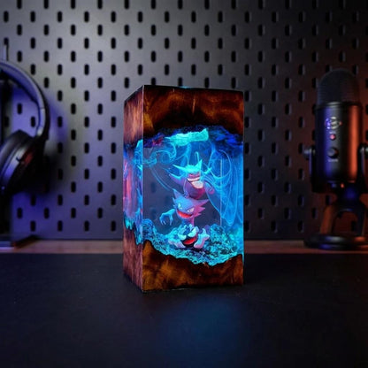 Ghost Pokémon Gengar Evolution Resin Lamp
