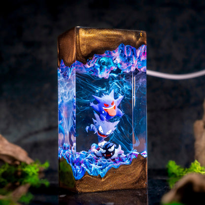 Ghost Pokémon Gengar Evolution Resin Lamp