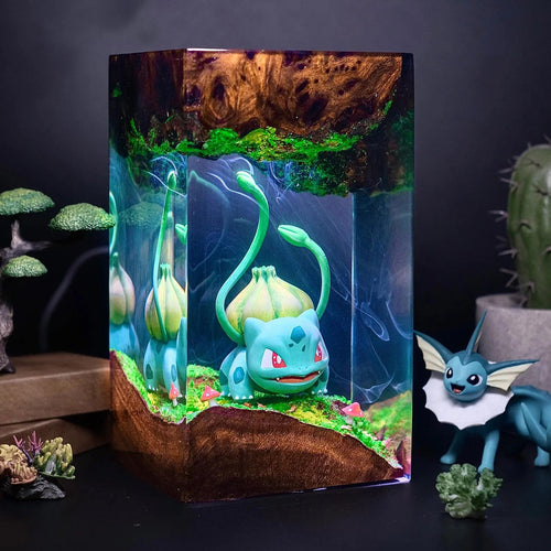 Bulbasaur Grass Starter Resin Lamp