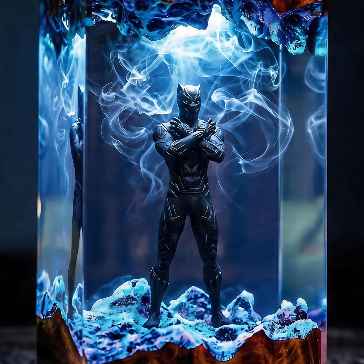 Black Panther Wakanda Forever Resin Lamp
