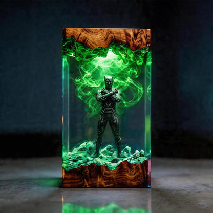 Black Panther Wakanda Forever Resin Lamp