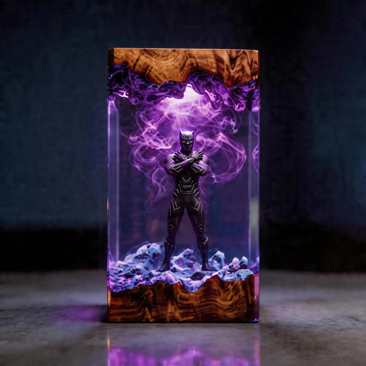 Black Panther Wakanda Forever Resin Lamp
