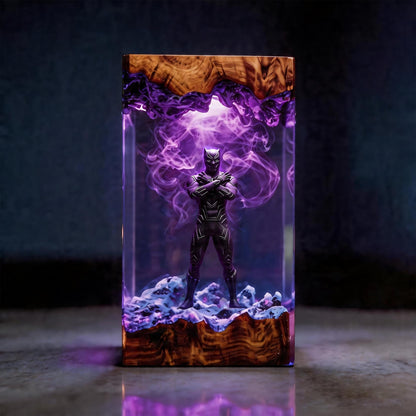 Black Panther Wakanda Forever Resin Lamp