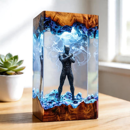 Black Panther Wakanda Forever Resin Lamp