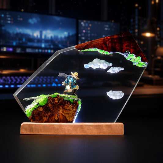 Zelda Link Sky Island Resin Lamp