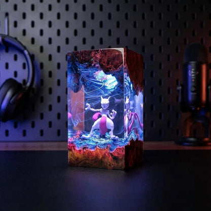 Mewtwo Energy Sphere Resin Lamp