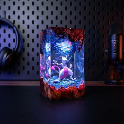 Mewtwo Energy Sphere Resin Lamp