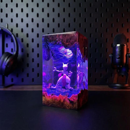 Mewtwo Energy Sphere Resin Lamp