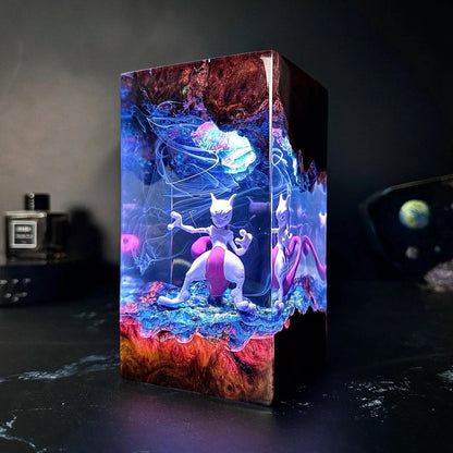 Mewtwo Energy Sphere Resin Lamp