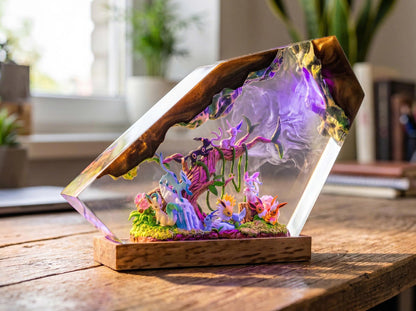 Full Eeveelution Family Resin Lamp - Eevee Evolution Pokémon Night Light