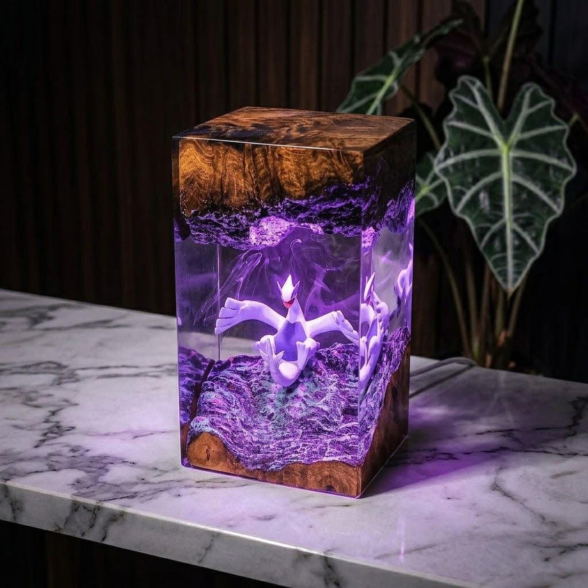 Handcrafted Lugia Aeroblast Night Light - Unique Pokémon Gamer Gift
